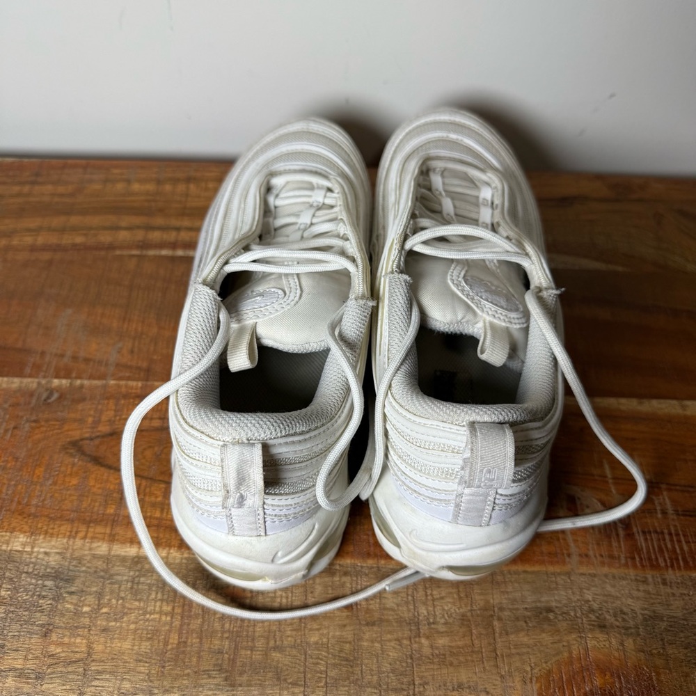 Nike Air Max 97 White Sneakers, Women’s 8.5 - Picture 4 of 10